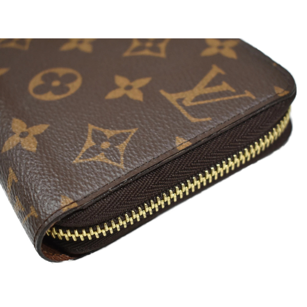 LOUIS VUITTON Zippy Wallet Monogram Brown Long - Picture 6 of 10